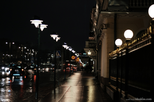 night, Helsinki